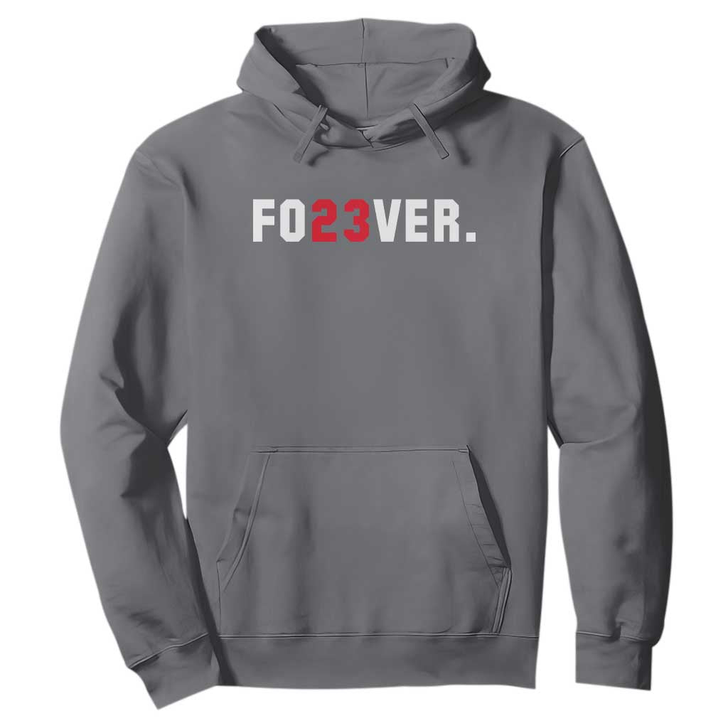 Classic Baseball Jersey Number 23 Hoodie Fo23ever #23 Vintage Sports Fan - Print Your Wear