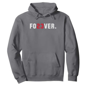 Classic Baseball Jersey Number 23 Hoodie Fo23ever #23 Vintage Sports Fan - Print Your Wear