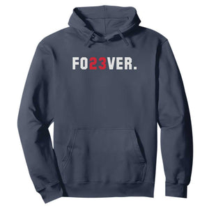 Classic Baseball Jersey Number 23 Hoodie Fo23ever #23 Vintage Sports Fan - Print Your Wear