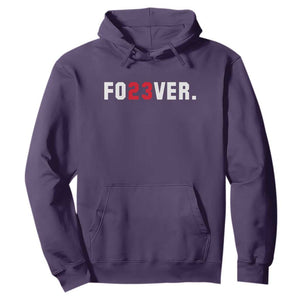 Classic Baseball Jersey Number 23 Hoodie Fo23ever #23 Vintage Sports Fan - Print Your Wear