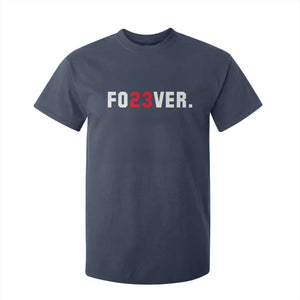 Classic Baseball Jersey Number 23 T Shirt For Kid Fo23ever #23 Vintage Sports Fan - Print Your Wear