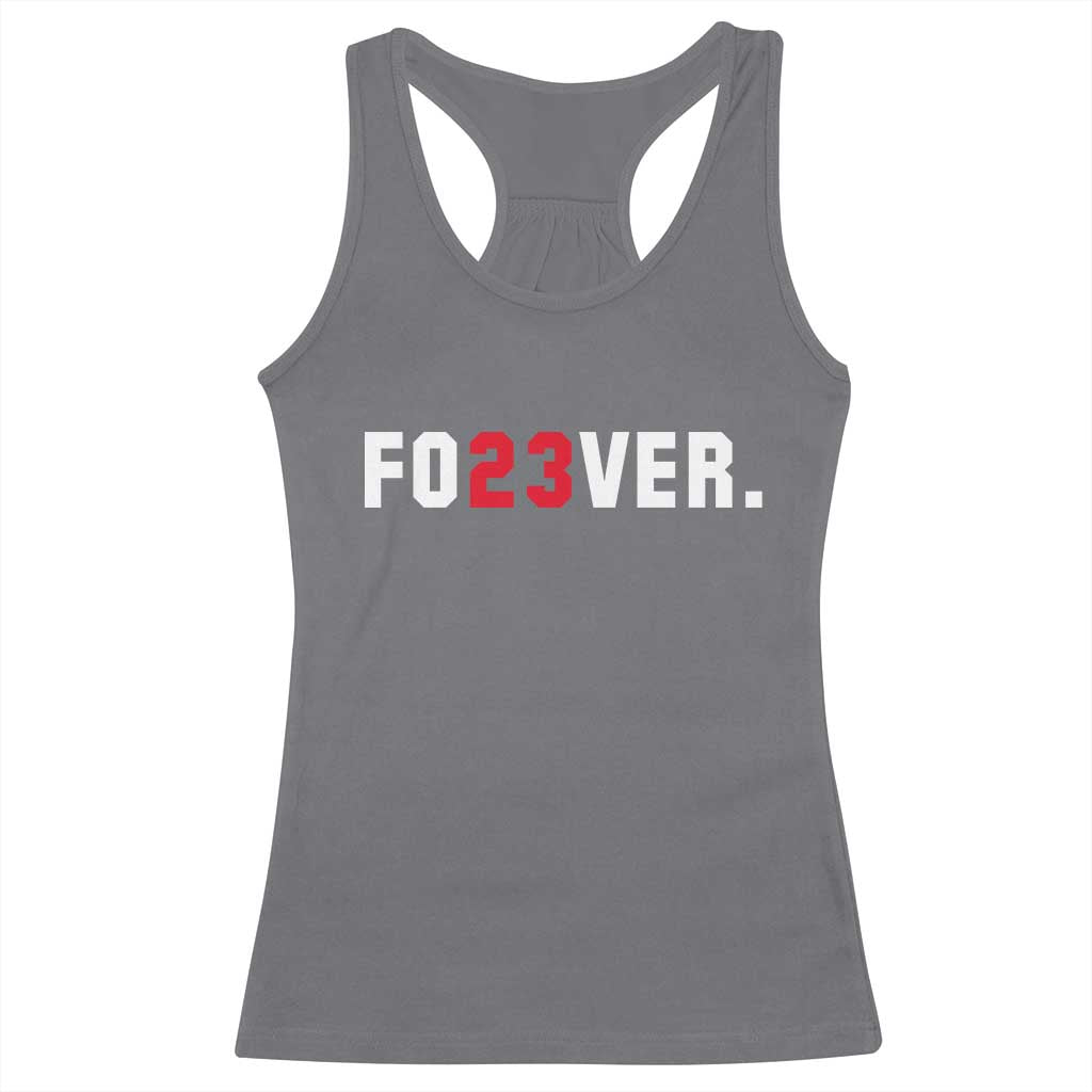 Classic Baseball Jersey Number 23 Racerback Tank Top Fo23ever #23 Vintage Sports Fan - Print Your Wear