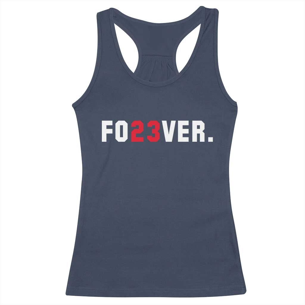 Classic Baseball Jersey Number 23 Racerback Tank Top Fo23ever #23 Vintage Sports Fan - Print Your Wear