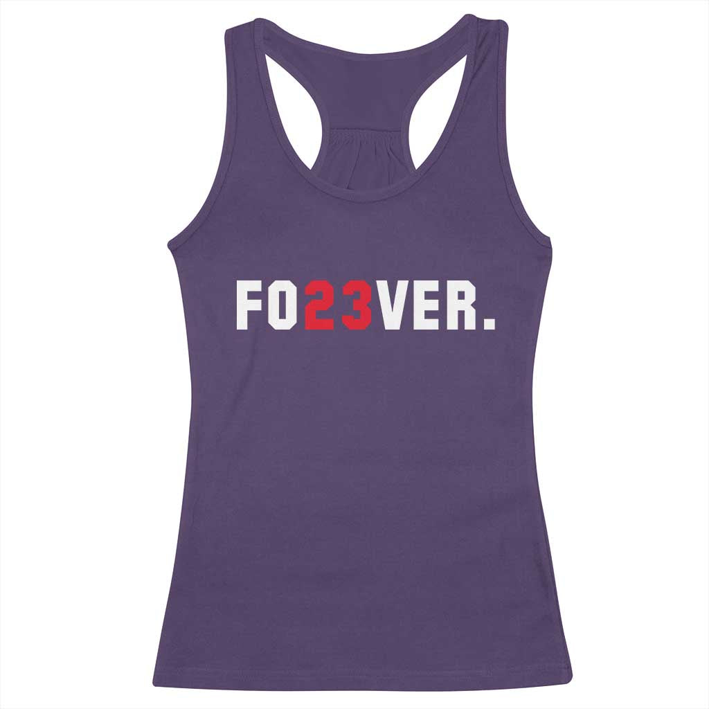 Classic Baseball Jersey Number 23 Racerback Tank Top Fo23ever #23 Vintage Sports Fan - Print Your Wear