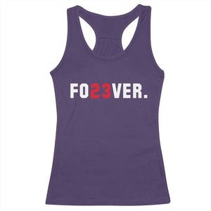 Classic Baseball Jersey Number 23 Racerback Tank Top Fo23ever #23 Vintage Sports Fan - Print Your Wear