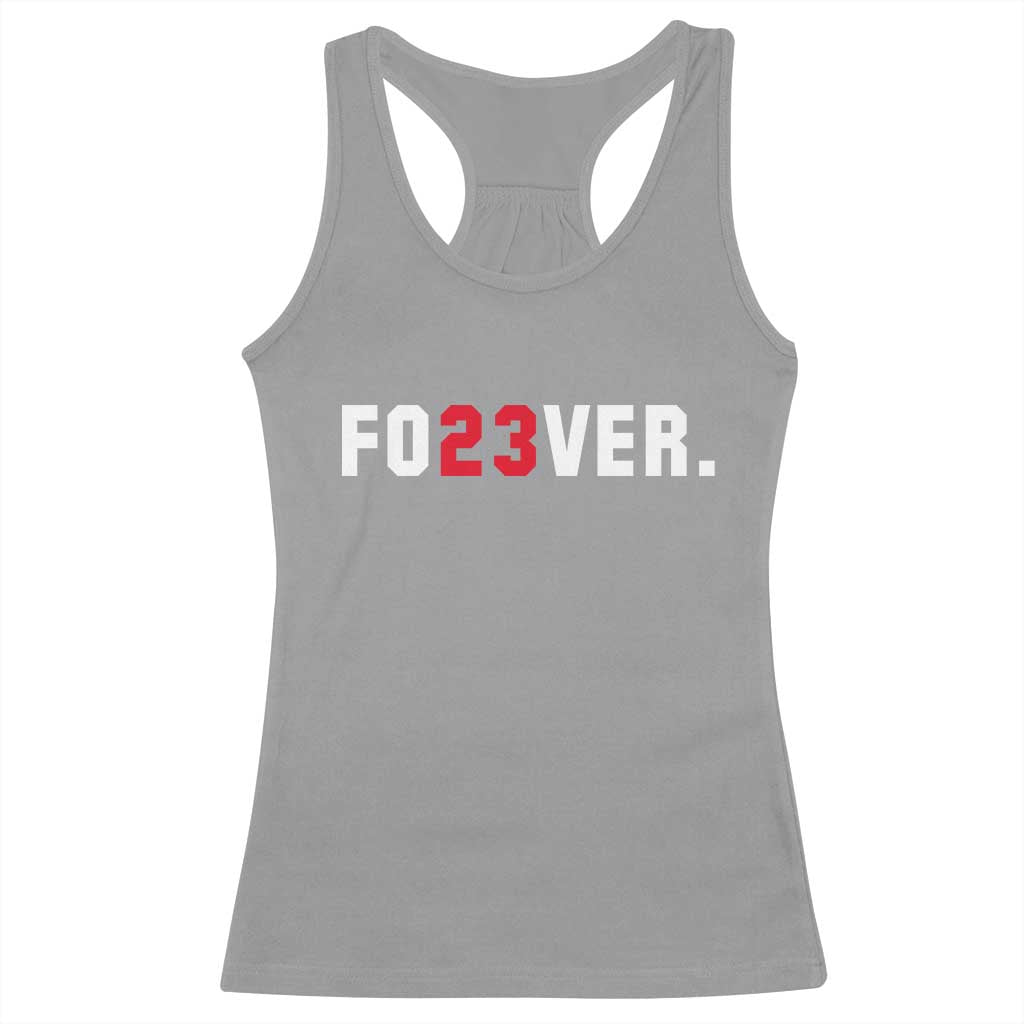 Classic Baseball Jersey Number 23 Racerback Tank Top Fo23ever #23 Vintage Sports Fan - Print Your Wear