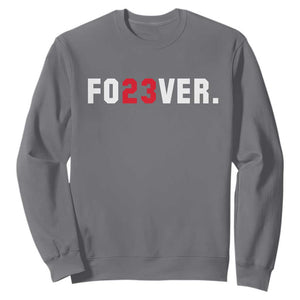Classic Baseball Jersey Number 23 Sweatshirt Fo23ever #23 Vintage Sports Fan - Print Your Wear