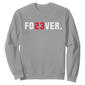 Classic Baseball Jersey Number 23 Sweatshirt Fo23ever #23 Vintage Sports Fan - Print Your Wear