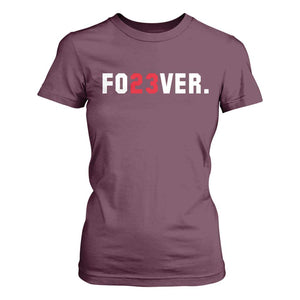 Classic Baseball Jersey Number 23 T Shirt For Women Fo23ever #23 Vintage Sports Fan - Print Your Wear