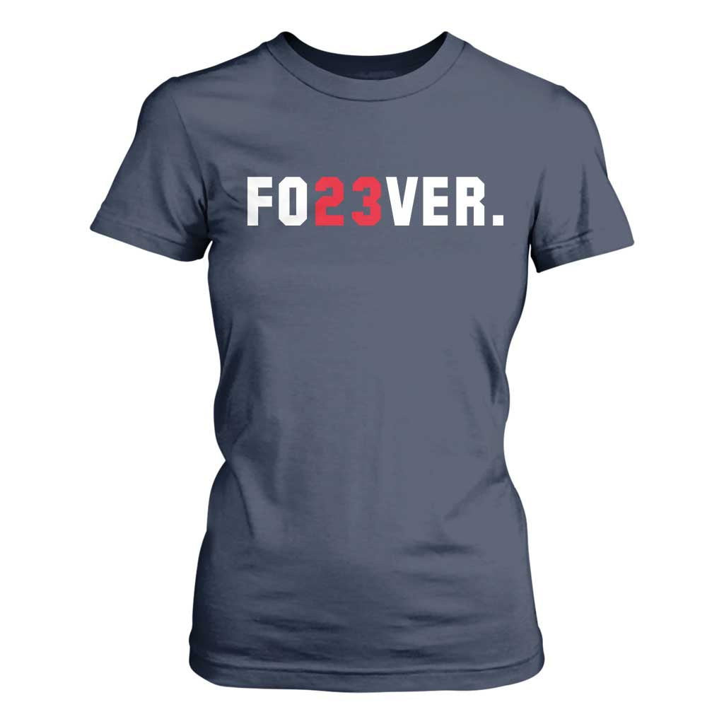 Classic Baseball Jersey Number 23 T Shirt For Women Fo23ever #23 Vintage Sports Fan - Print Your Wear