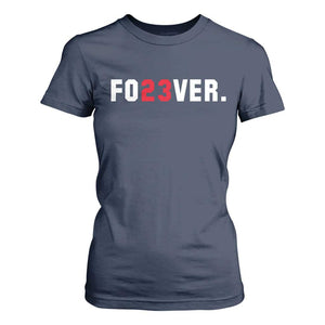 Classic Baseball Jersey Number 23 T Shirt For Women Fo23ever #23 Vintage Sports Fan - Print Your Wear