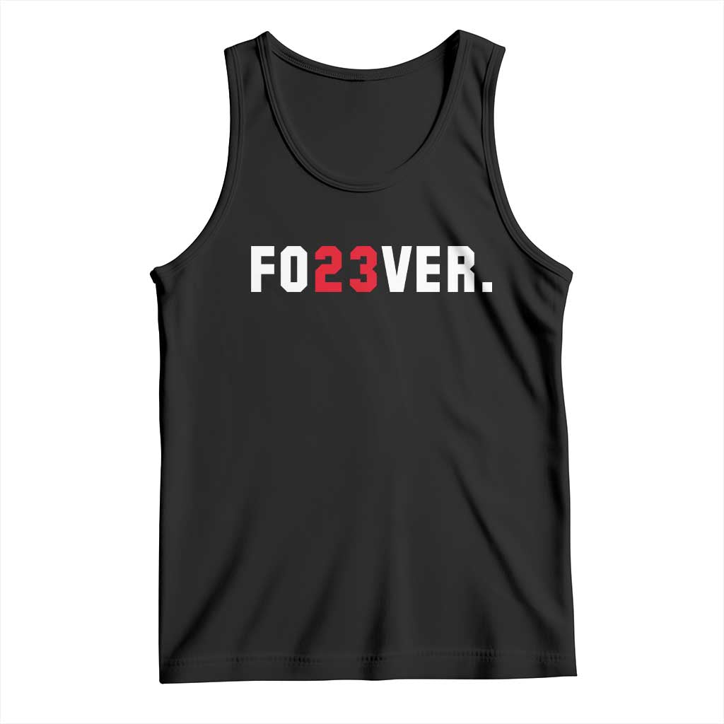 Classic Baseball Jersey Number 23 Tank Top Fo23ever #23 Vintage Sports Fan - Print Your Wear