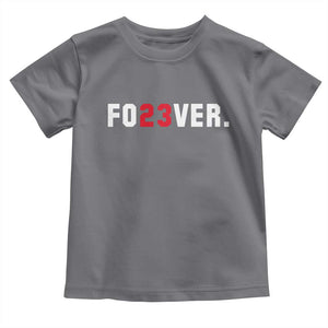Classic Baseball Jersey Number 23 Toddler T Shirt Fo23ever #23 Vintage Sports Fan - Print Your Wear