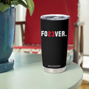 Classic Baseball Jersey Number 23 Tumbler Cup Fo23ever #23 Vintage Sports Fan - Print Your Wear