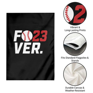 Classic Baseball Jersey Number 23 Garden Flag Fo23ever #23 Ball Sports Fan - Print Your Wear