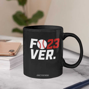 Classic Baseball Jersey Number 23 Coffee Mug Fo23ever #23 Ball Sports Fan - Print Your Wear