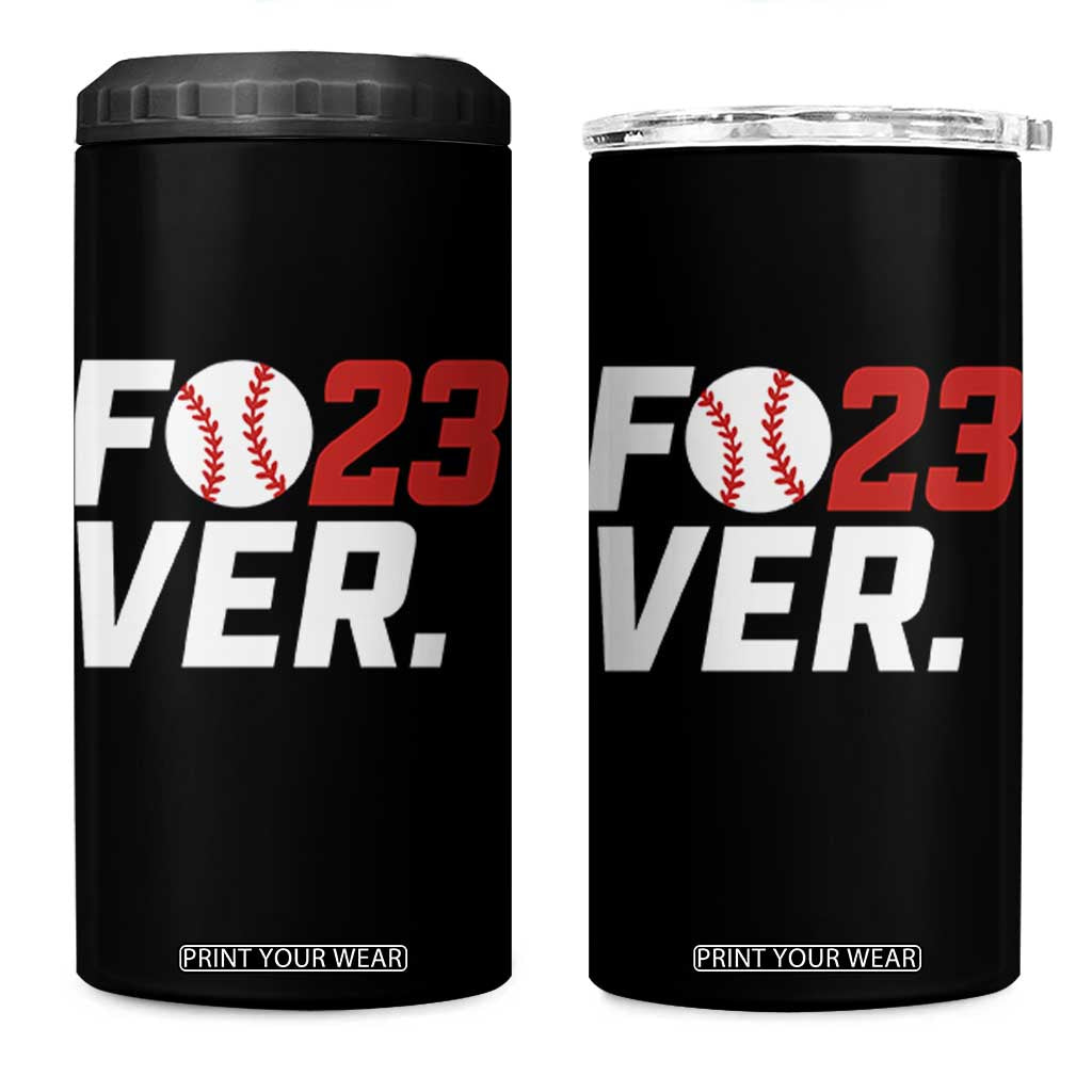 Classic Baseball Jersey Number 23 4 in 1 Can Cooler Tumbler Fo23ever #23 Ball Sports Fan - Print Your Wear