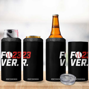 Classic Baseball Jersey Number 23 4 in 1 Can Cooler Tumbler Fo23ever #23 Ball Sports Fan - Print Your Wear