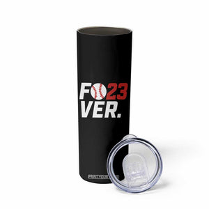 Classic Baseball Jersey Number 23 Skinny Tumbler Fo23ever #23 Ball Sports Fan - Print Your Wear