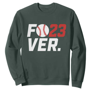 Classic Baseball Jersey Number 23 Sweatshirt Fo23ever #23 Ball Sports Fan - Print Your Wear