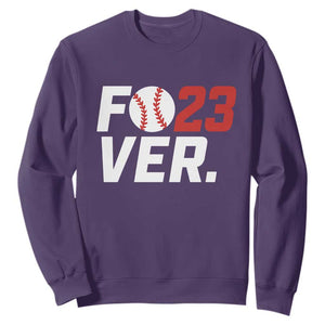 Classic Baseball Jersey Number 23 Sweatshirt Fo23ever #23 Ball Sports Fan - Print Your Wear