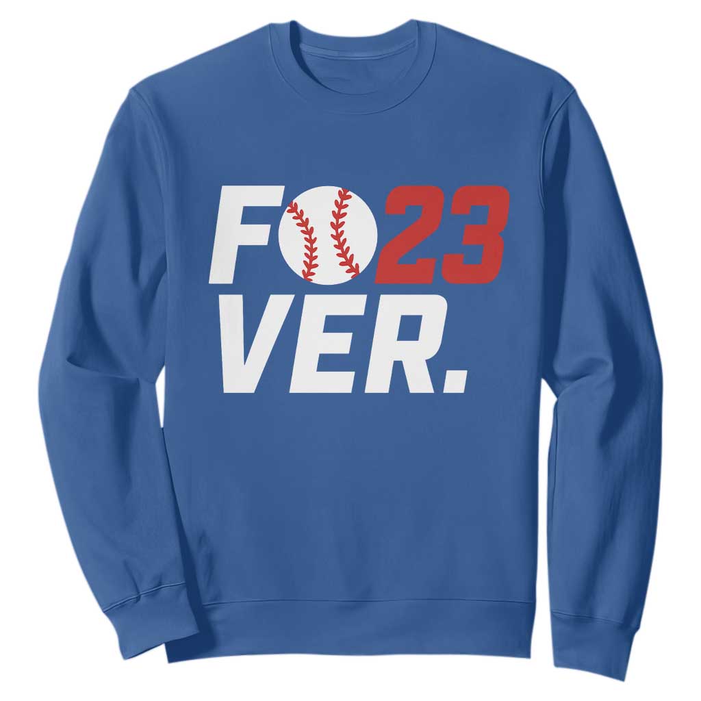 Classic Baseball Jersey Number 23 Sweatshirt Fo23ever #23 Ball Sports Fan - Print Your Wear