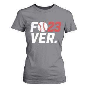 Classic Baseball Jersey Number 23 T Shirt For Women Fo23ever #23 Ball Sports Fan - Print Your Wear