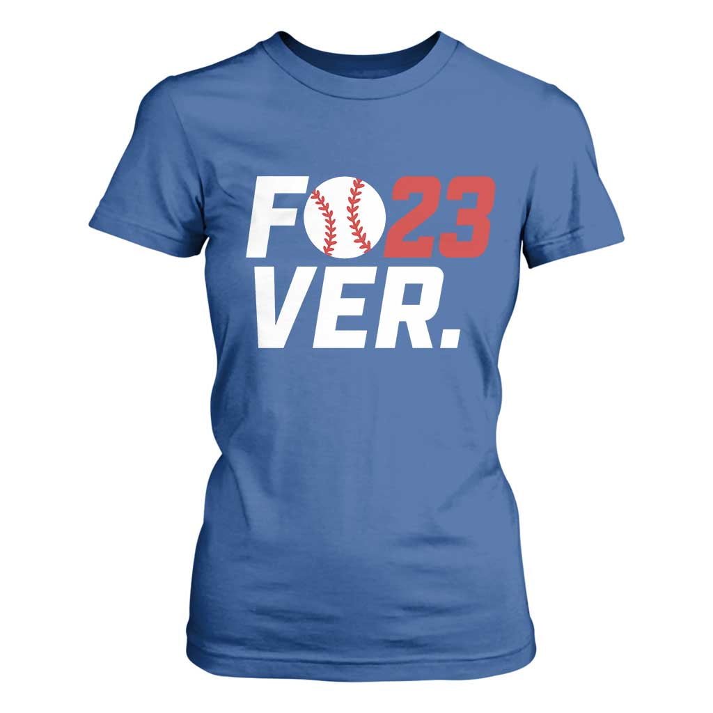 Classic Baseball Jersey Number 23 T Shirt For Women Fo23ever #23 Ball Sports Fan - Print Your Wear