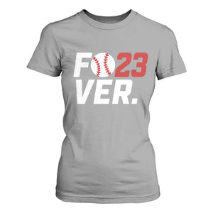 Classic Baseball Jersey Number 23 T Shirt For Women Fo23ever #23 Ball Sports Fan - Print Your Wear
