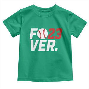 Classic Baseball Jersey Number 23 Toddler T Shirt Fo23ever #23 Ball Sports Fan - Print Your Wear