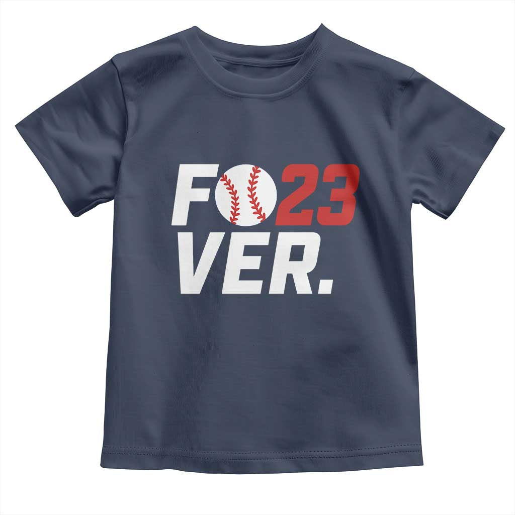 Classic Baseball Jersey Number 23 Toddler T Shirt Fo23ever #23 Ball Sports Fan - Print Your Wear