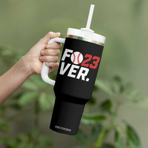 Classic Baseball Jersey Number 23 Tumbler With Handle Fo23ever #23 Ball Sports Fan - Print Your Wear