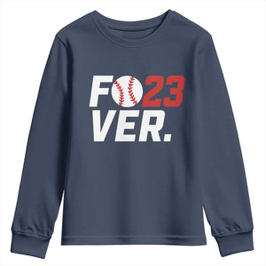 Classic Baseball Jersey Number 23 Youth Sweatshirt Fo23ever #23 Ball Sports Fan - Print Your Wear