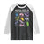 Kawaii Axolotl Raglan Shirt Axolotls of the World Animals Aquarium Species TS02 Black White Print Your Wear