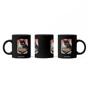 Japanese Inspo Ramen Cat Graphic Coffee Mug Anime Manga Kawaii Otaku Urban Streetwear TS02 Print Your Wear