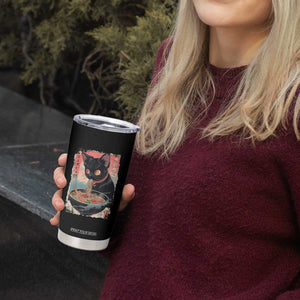 Japanese Inspo Ramen Cat Graphic Tumbler Cup Anime Manga Kawaii Otaku Urban Streetwear TS02 Print Your Wear