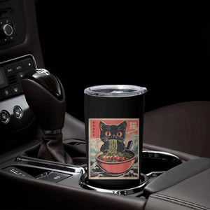 Cat Ramen Japanese Inspo Graphic Tumbler Cup Funny Kawaii Cat Anime Gifts TS02 Print Your Wear