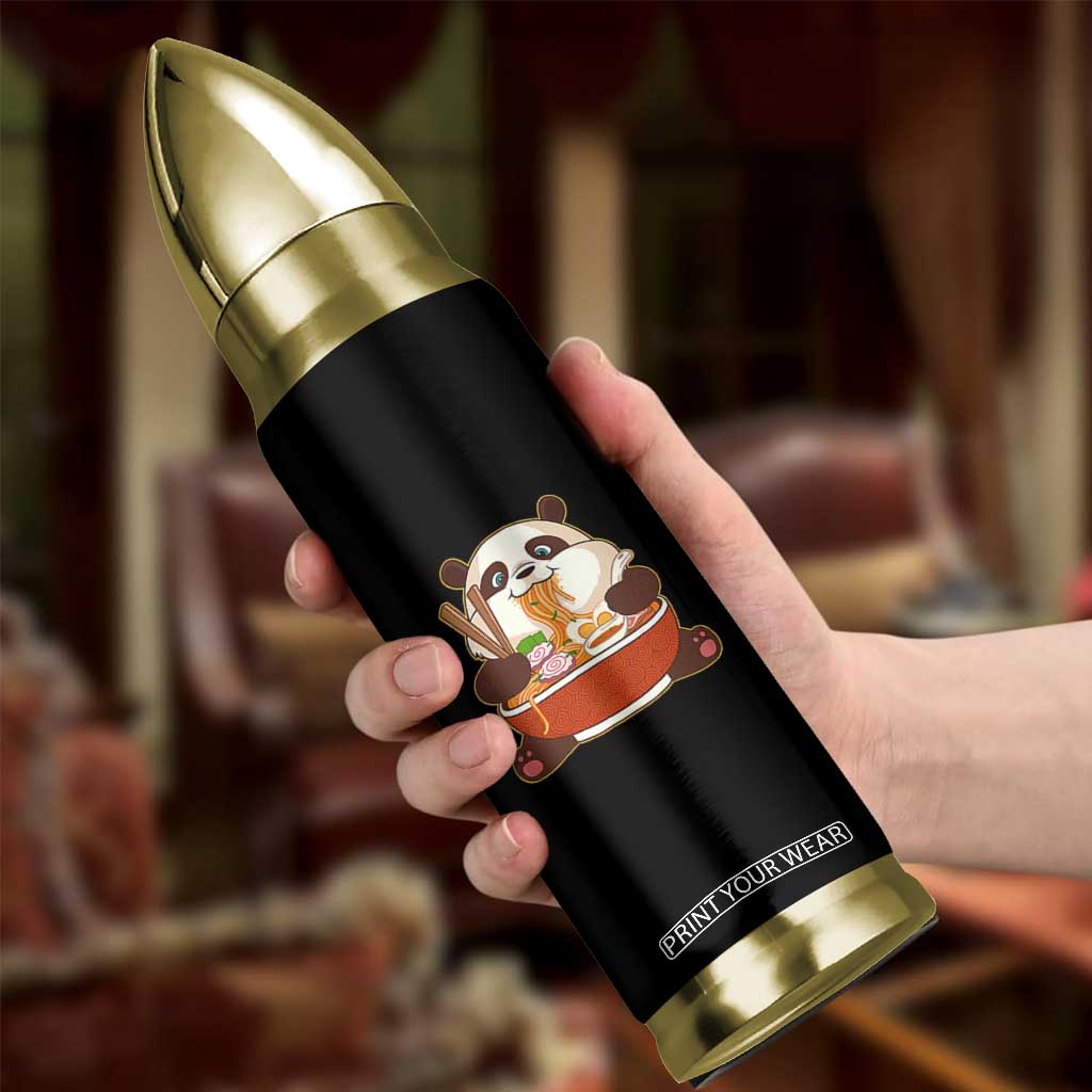 Kawaii Panda Eating Ramen Graphic Bullet Tumbler Otaku Japanese Noodle Cute Anime Lover TS02 Print Your Wear