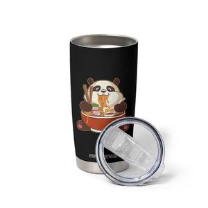 Kawaii Panda Eating Ramen Graphic Tumbler Cup Otaku Japanese Noodle Cute Anime Lover TS02 Print Your Wear