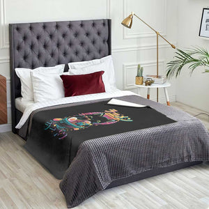 Retro Kawaii Ramen Cat Graphic Throw Blanket Cute Anime Japanese Japan Inspo TS02 Print Your Wear