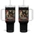 Funny Black Cat Eating Ramen Noodle Graphic Tumbler With Handle Japanese Kawaii Anime Gifts TS02 One Size: 40 oz Black Print Your Wear