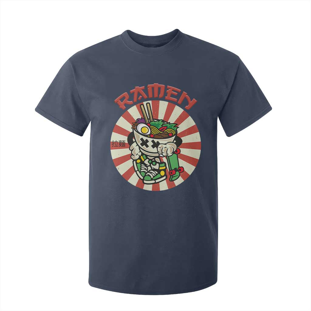Kawaii Japan Ramen T Shirt For Kid Cute Skater Japanese Noodles Anime Skateboard Lover TS02 Navy Print Your Wear
