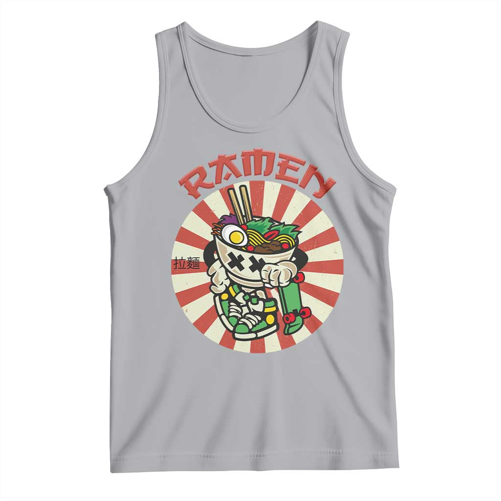 Kawaii Japan Ramen Tank Top Cute Skater Japanese Noodles Anime Skateboard Lover TS02 Athletic Heather Print Your Wear