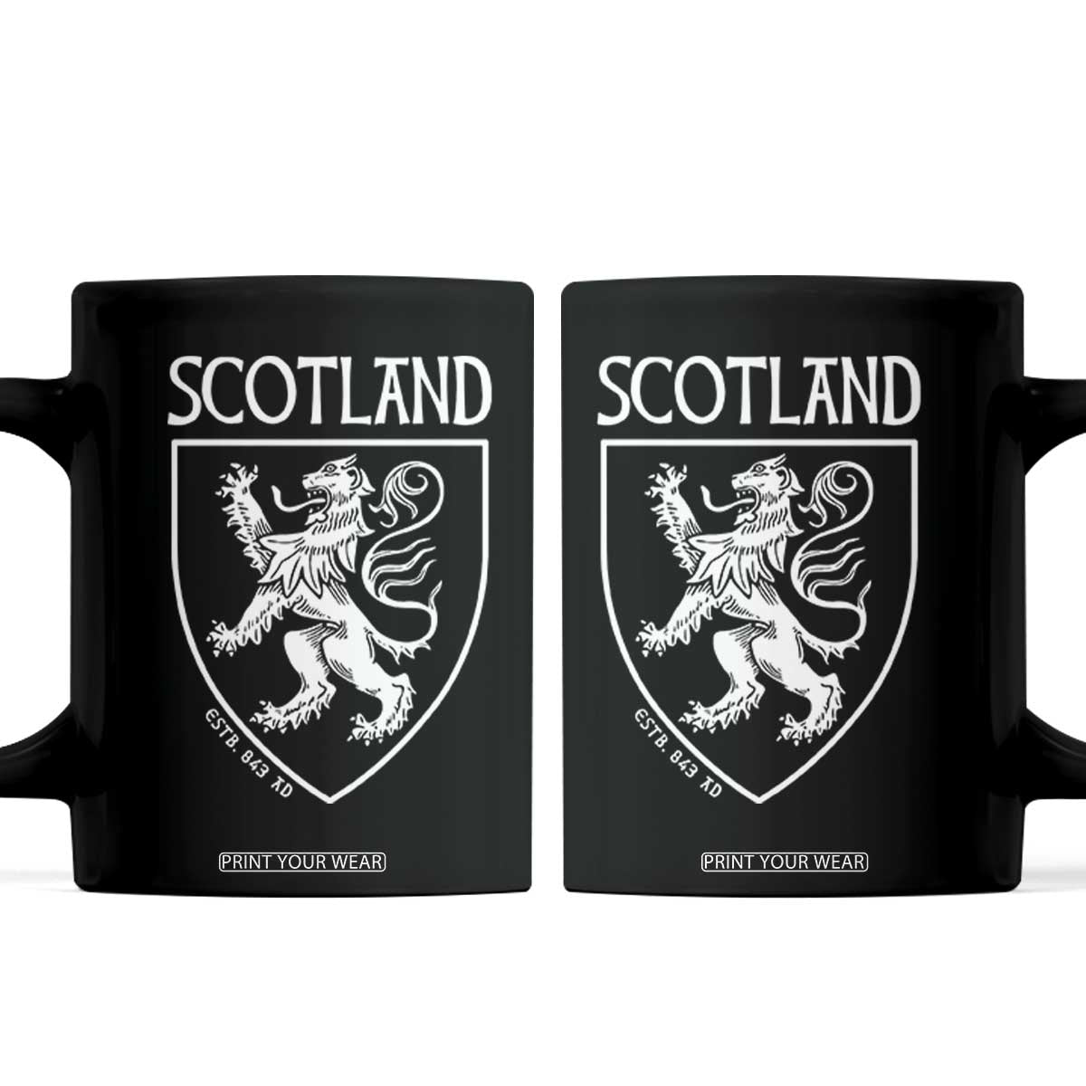 Scotland Lion Rampant Scottish Heritage Pride Graphic Coffee Mug