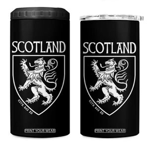 Scotland Lion Rampant Scottish Heritage Pride Graphic 4 in 1 Can Cooler Tumbler