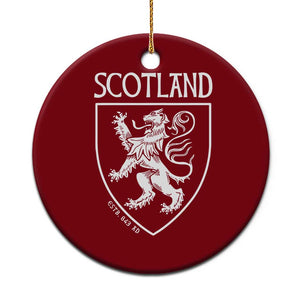 Scotland Lion Rampant Scottish Heritage Pride Graphic Ceramic Ornament
