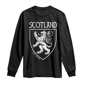 Scotland Lion Rampant Scottish Heritage Pride Graphic Long Sleeve Shirt