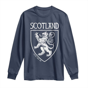 Scotland Lion Rampant Scottish Heritage Pride Graphic Long Sleeve Shirt