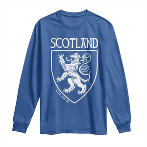 Scotland Lion Rampant Scottish Heritage Pride Graphic Long Sleeve Shirt