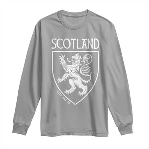 Scotland Lion Rampant Scottish Heritage Pride Graphic Long Sleeve Shirt